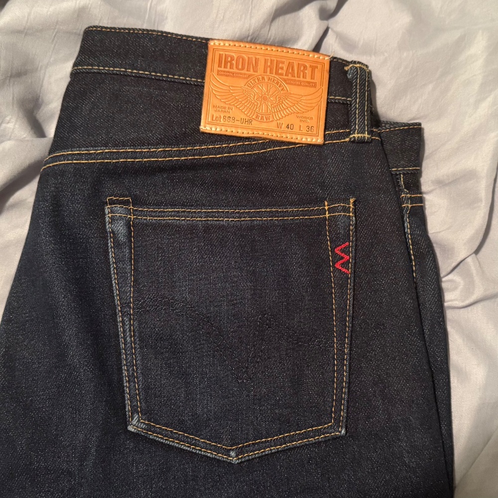 Iron Heart 888 UHR 21/23oz Jeans Size 40